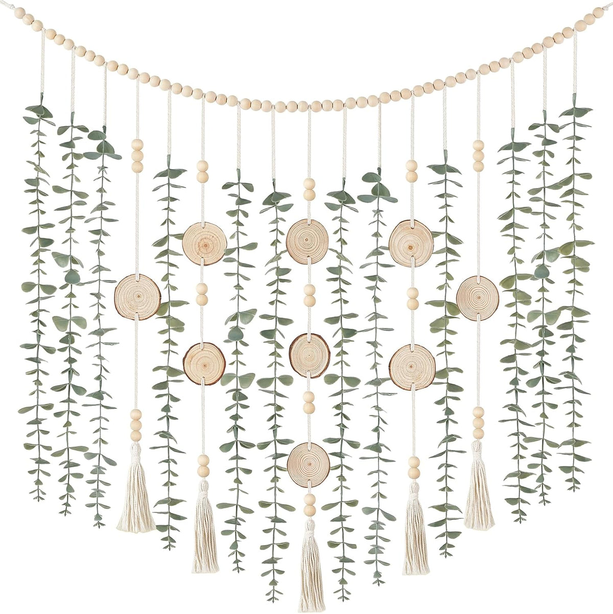 Boho Hanging Artificial Eucalyptus Garland Wall Decor 43'' Fake Plant