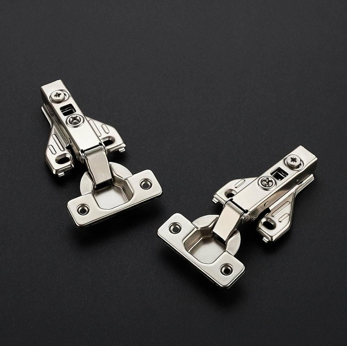 Full Overlay Cabinet Door Hinges, 105 Degree, 20 Packs 10 Pair