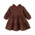 Toddler Kids Baby Girl Lantern Long Sleeve Fall Dress