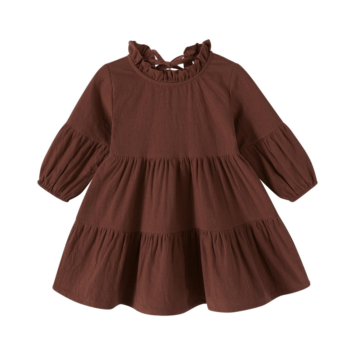 Toddler Kids Baby Girl Lantern Long Sleeve Fall Dress