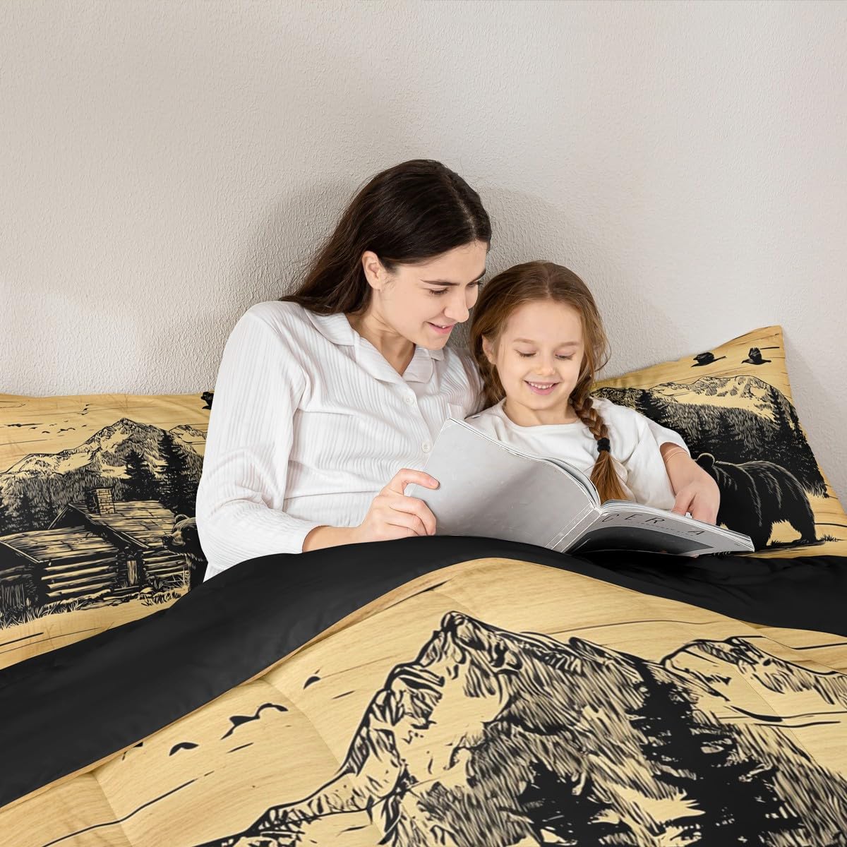 Bear Comforter Set Cabin Country Bear Bedding Set