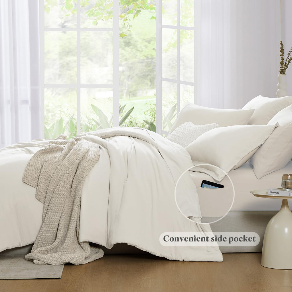 Comforter Set-7 Pieces Soft Prewashed Bed in a Bag Bedding Sets