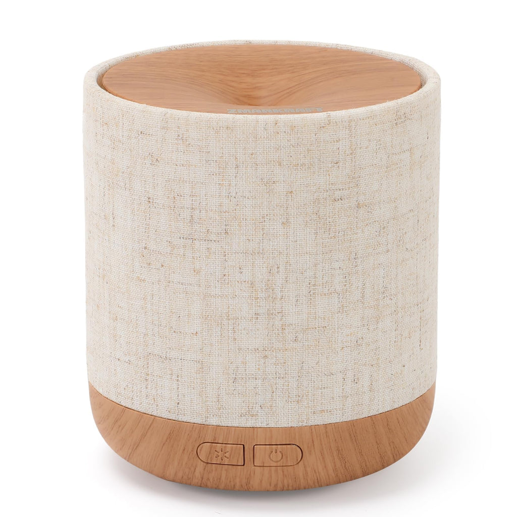 Essential Oil Diffuser with Fabric Cover and Night Lamp