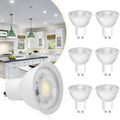 GU10 LED Bulbs 6000K Daylight White 5W, 500LM Led Spotlight Bulb, Equivalent to 50W Halogen, Non-Dimmable, 38° Beam
