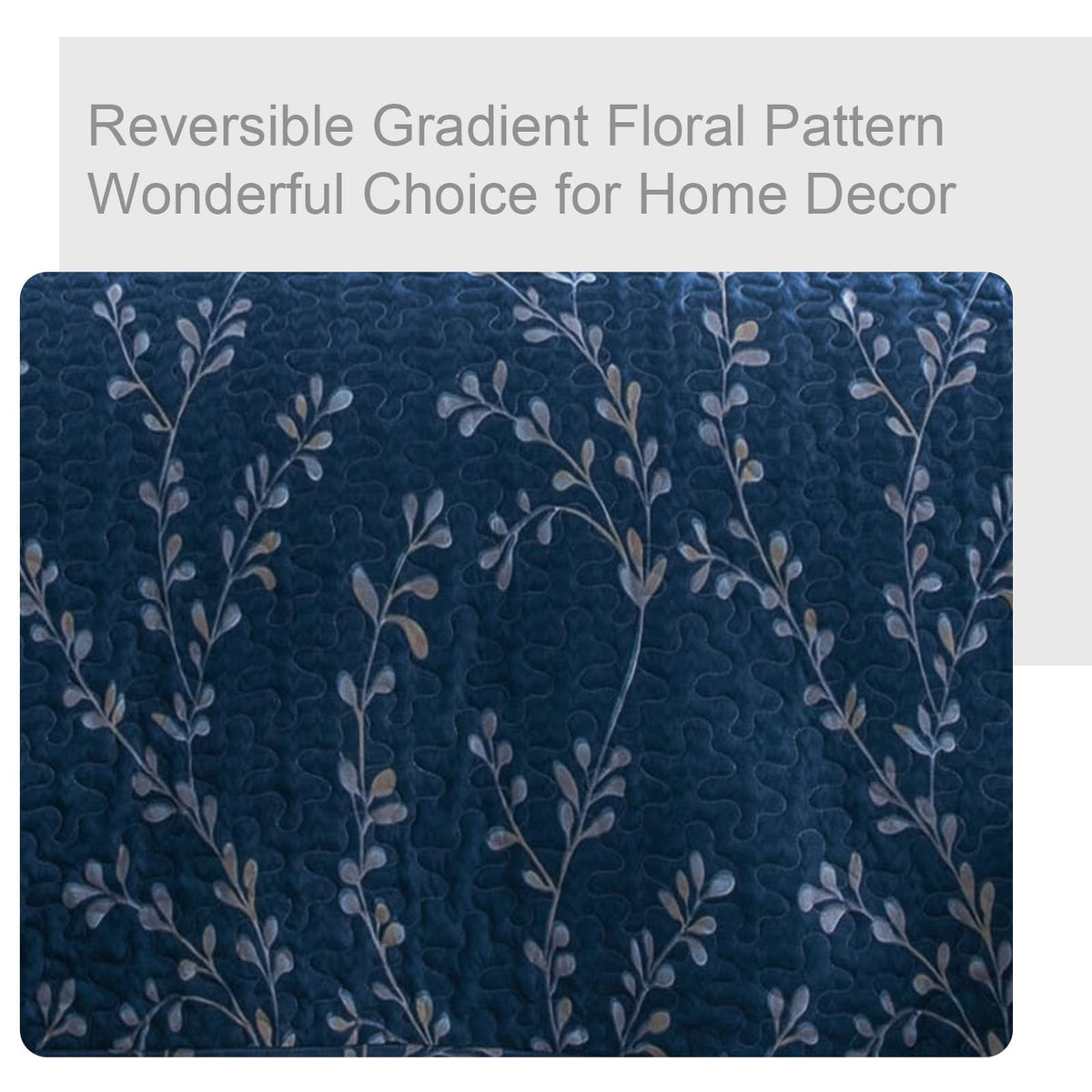Reversible Boho Quilt Navy