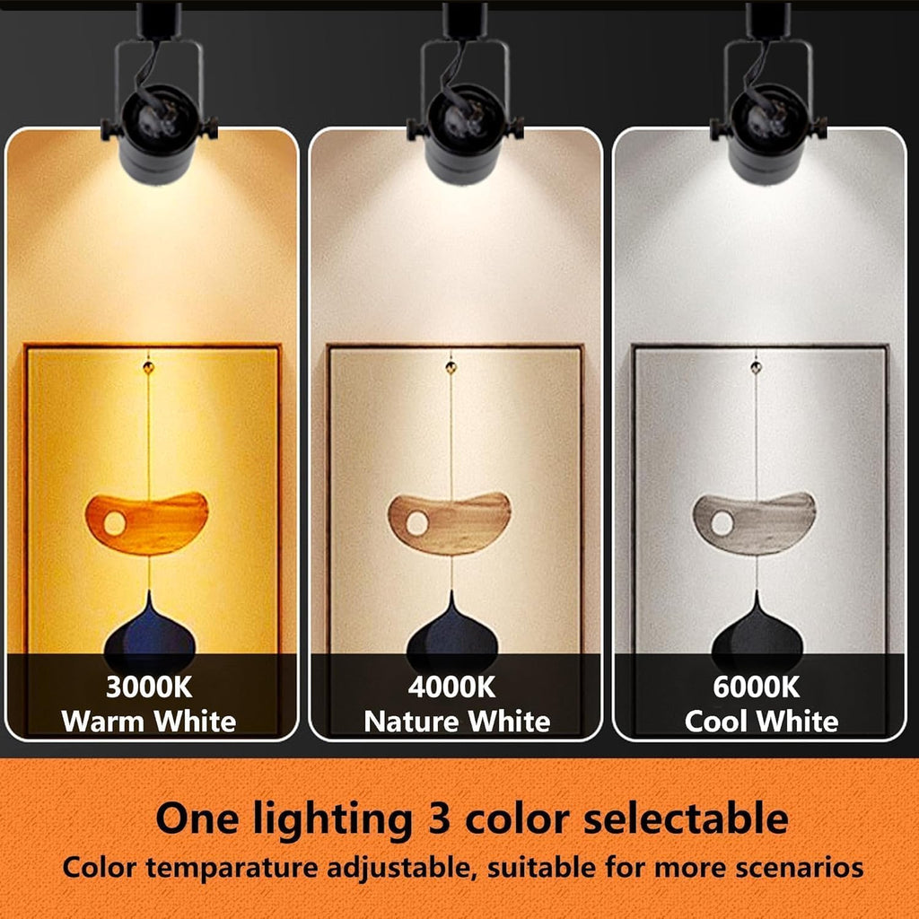 Plug in GU10 H Type LED Track Lighting Kits Dimmable Mobile Cart