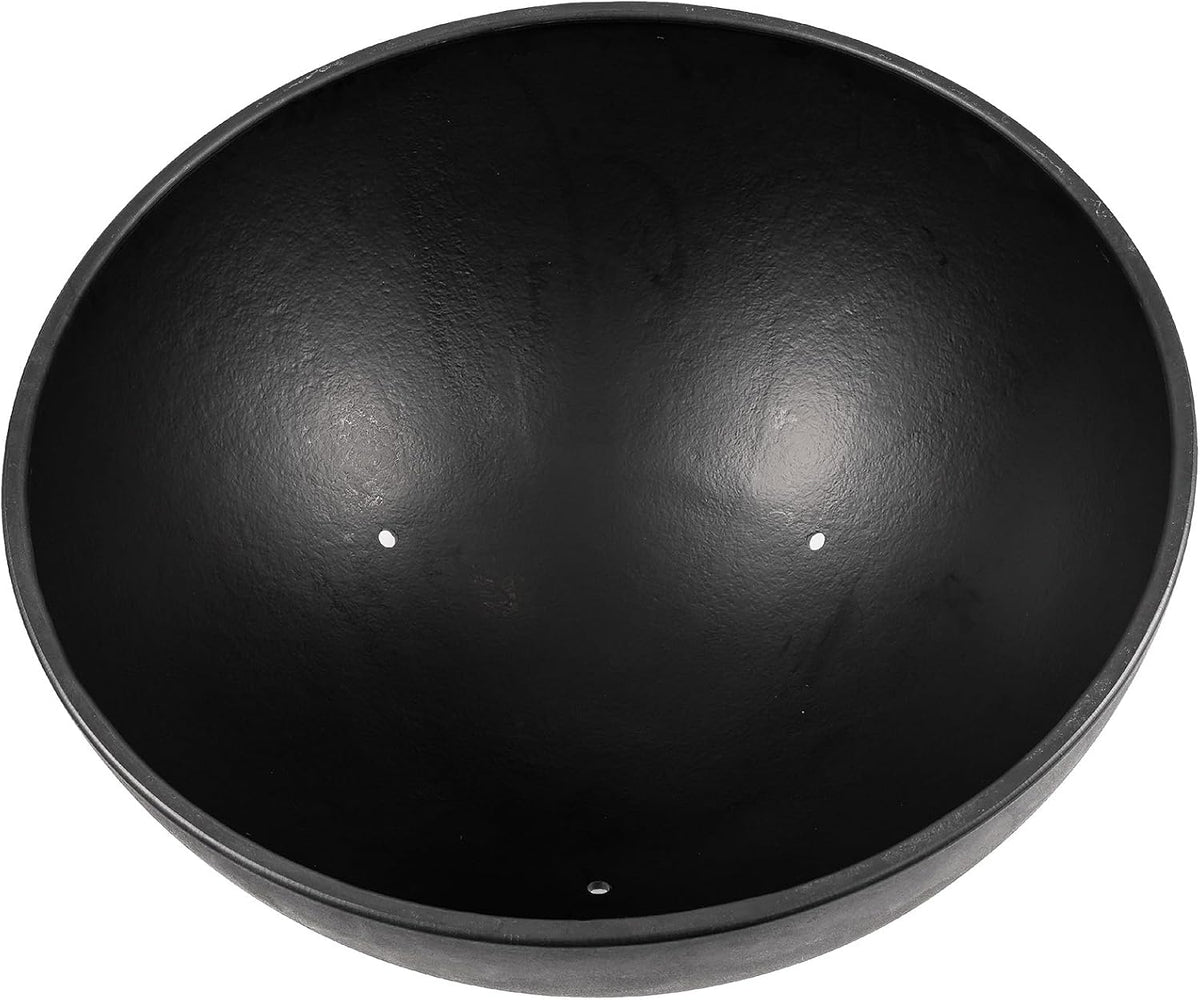 36" Massive Outdoor Solerno Garden Planter, Made from 100% Recycled Material, Weather-Resistant, Black - Durable