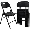 6 Pack Folding Chair, 600 lb Weight Capacity, Indoor/Outdoor Heavy Duty Foldable Chairs for Restaurants, Kitchens