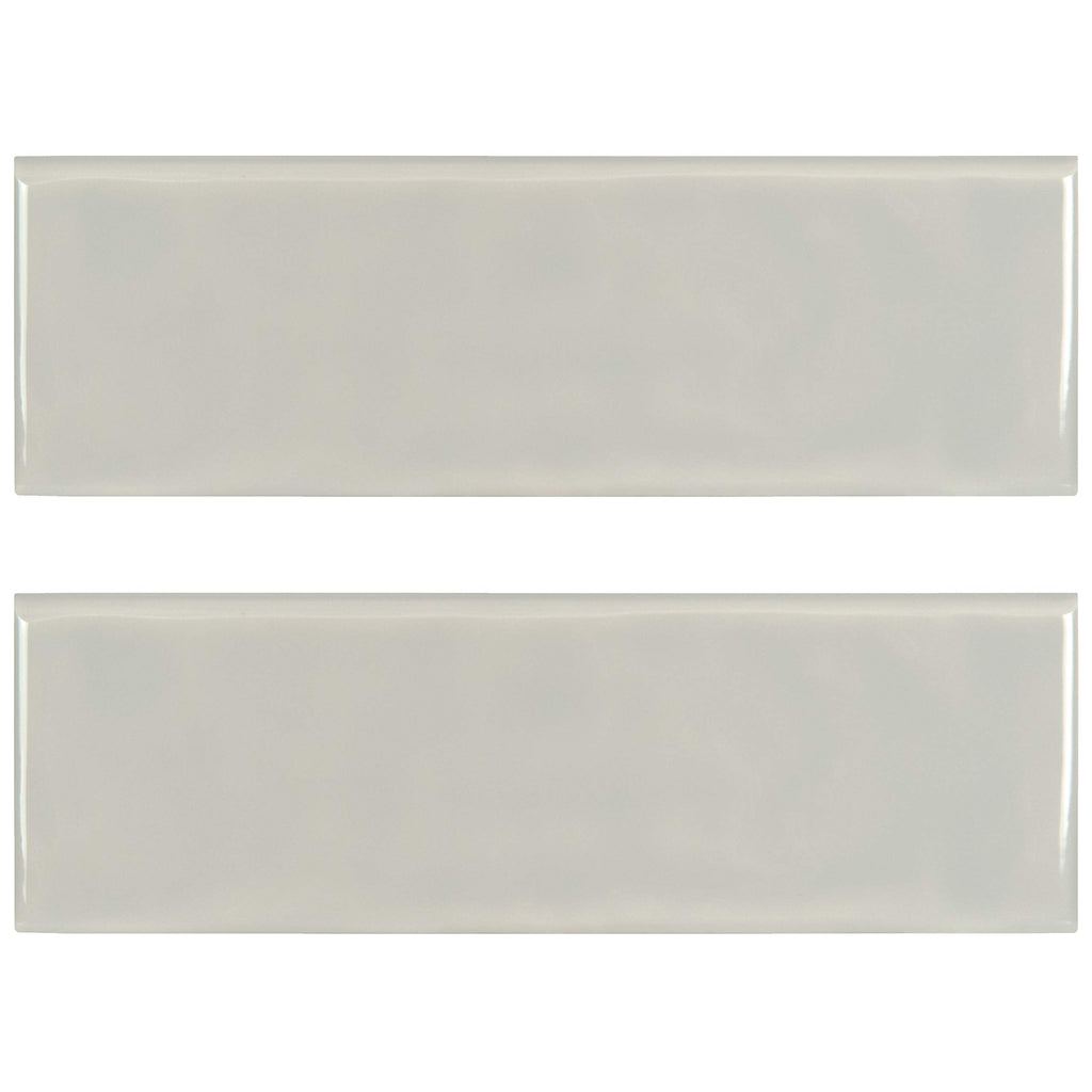 Glossy Bullnose Ceramic Subway Wall Tile|Urbano Dusk | 4" x 12"