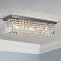 5-Light Modern K9 Crystal Island Chandelier for Kitchens and Dining Tables