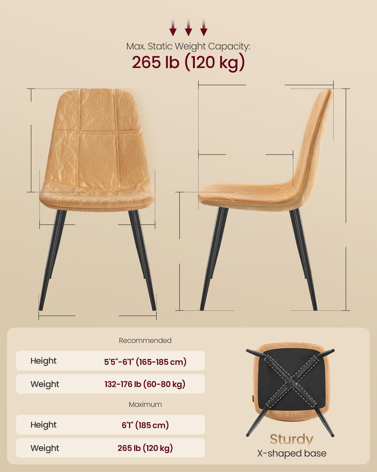 Set of 4, Kitchen Chairs