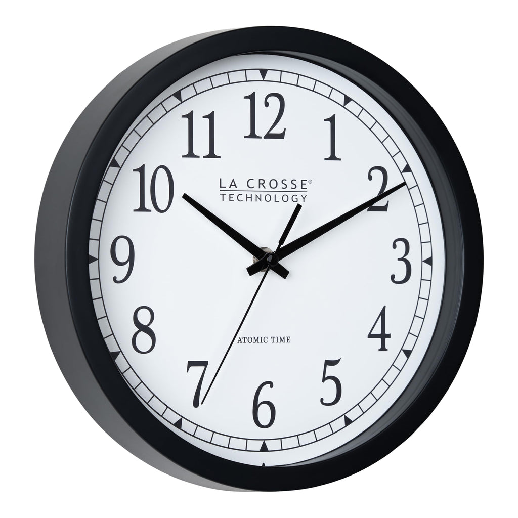 Inspired Nelson Style 404-3826 10 inch Classic Black Atomic Analog Wall Clock