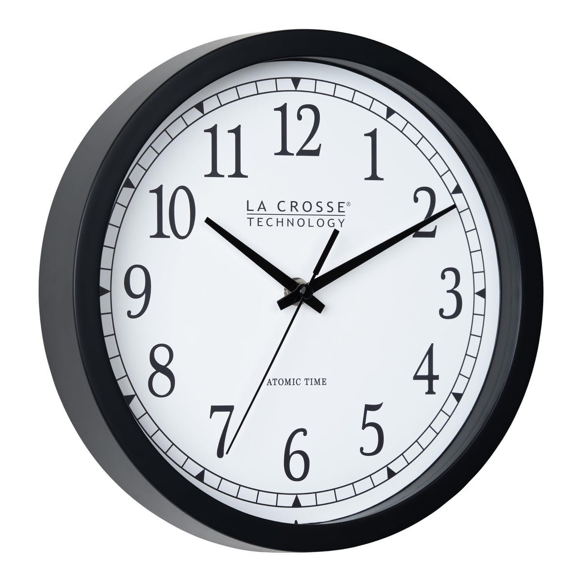 Inspired Nelson Style 404-3826 10 inch Classic Black Atomic Analog Wall Clock