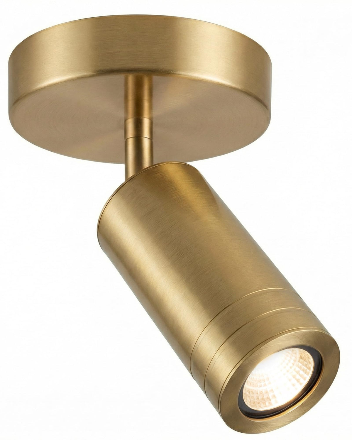 Solid Copper Gold Dimmable Indoor Ceiling Spotlight Directional 9W