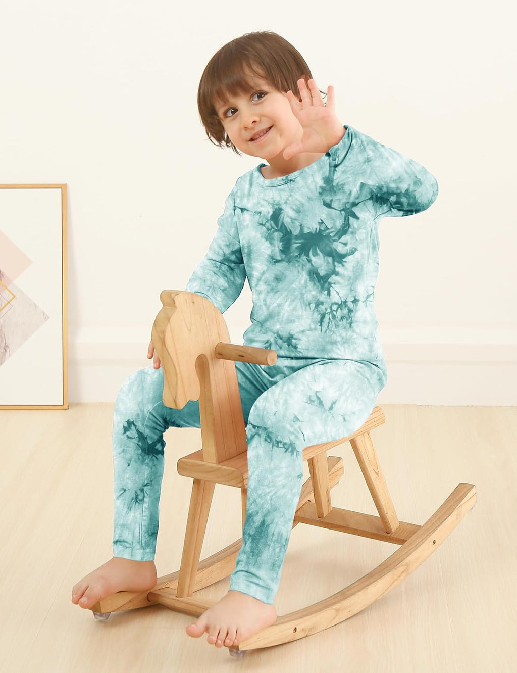 Kids Toddler Bamboo Rayon Pajamas Set Boys Girls Pjs