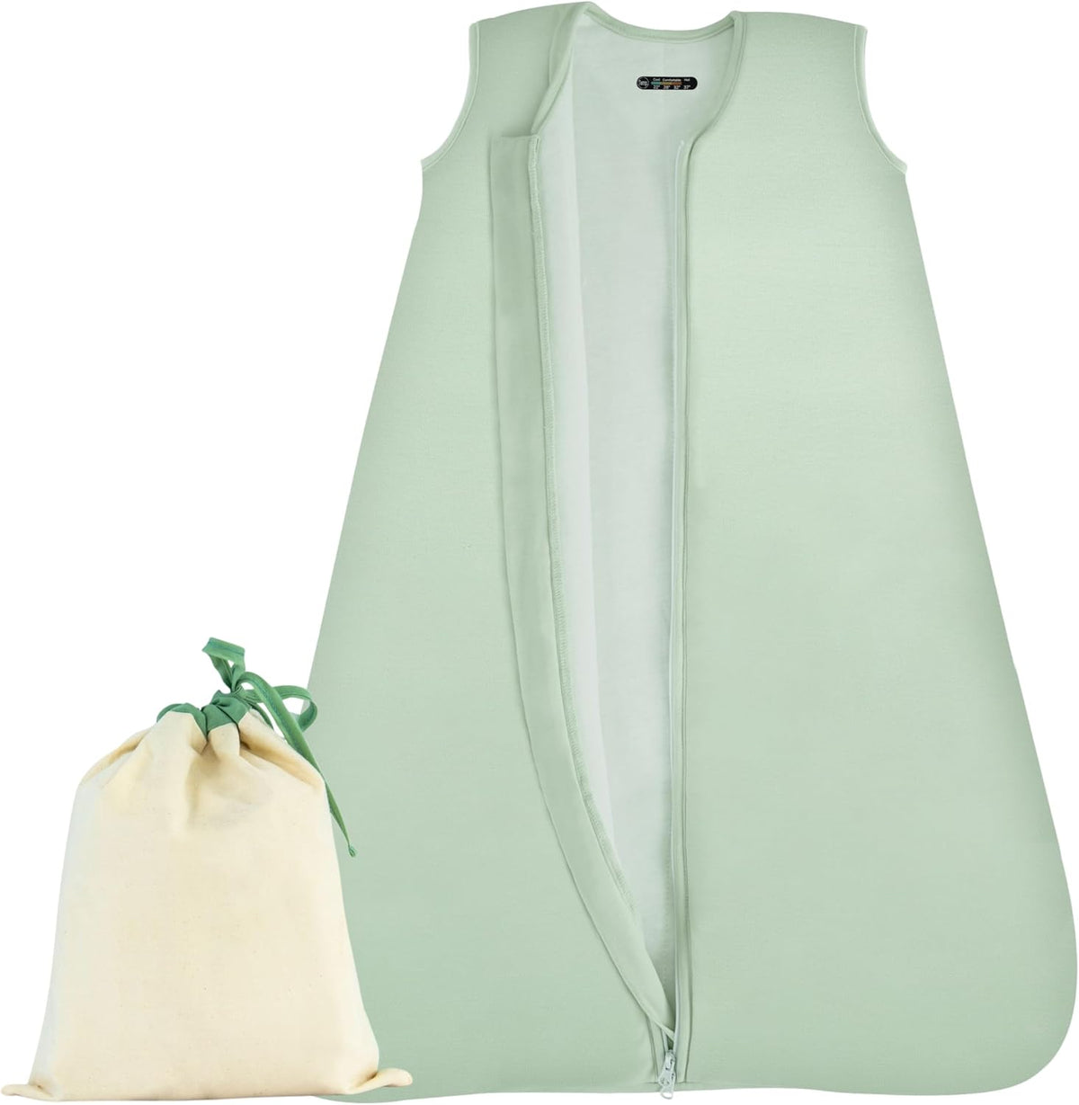 Sleep Sack 1.0 TOG Year Round, Soft Rayon Made from Bamboo Wearable Blanket with 2 Way Zipper