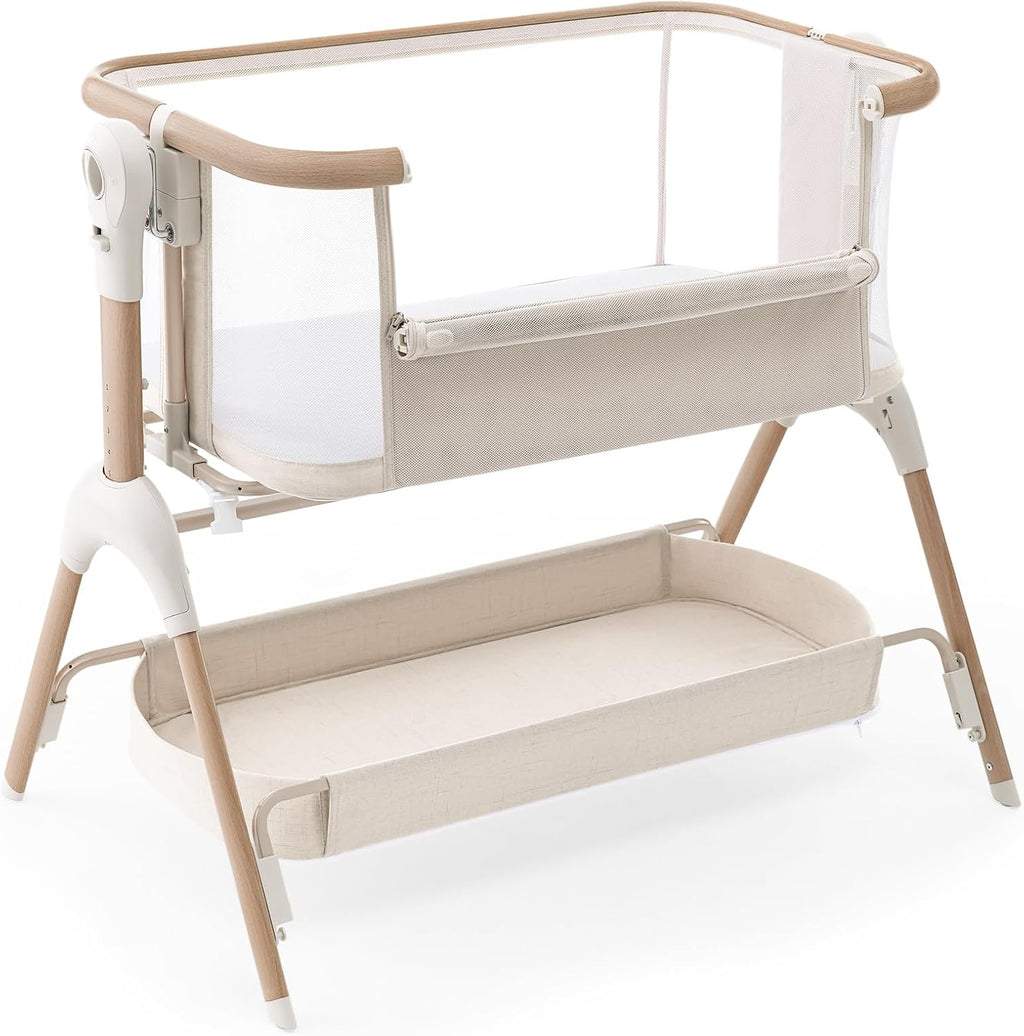 Cuddly Baby Bassinet - BSA & JPMA Certified, Ultra-Breathable and Completely Washable Mattress