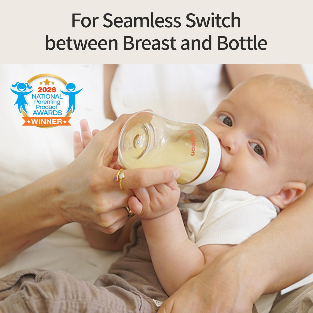 Wide Neck Anti-Colic Nursing Baby Bottle, 5 oz, 2-Pack