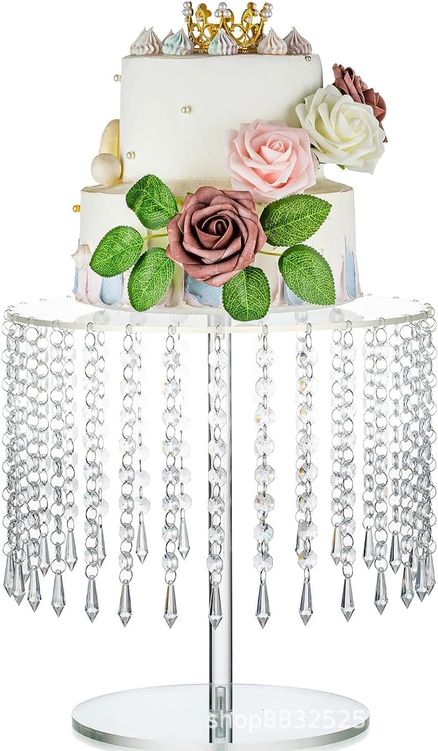 Acrylic Cake Stand,Acrylic Cake Rack Circular Cupcake Rack