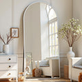 Arched Full Length Mirror, 57"X20" Large Full Body Mirror, White