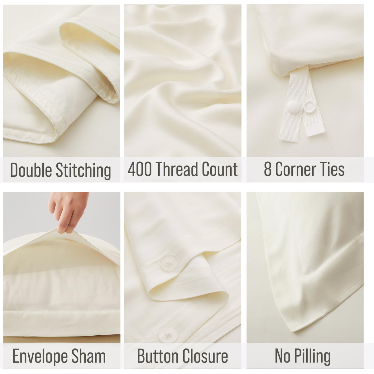 Bella Coterie | Luxury Bamboo Viscose Duvet Cover Set