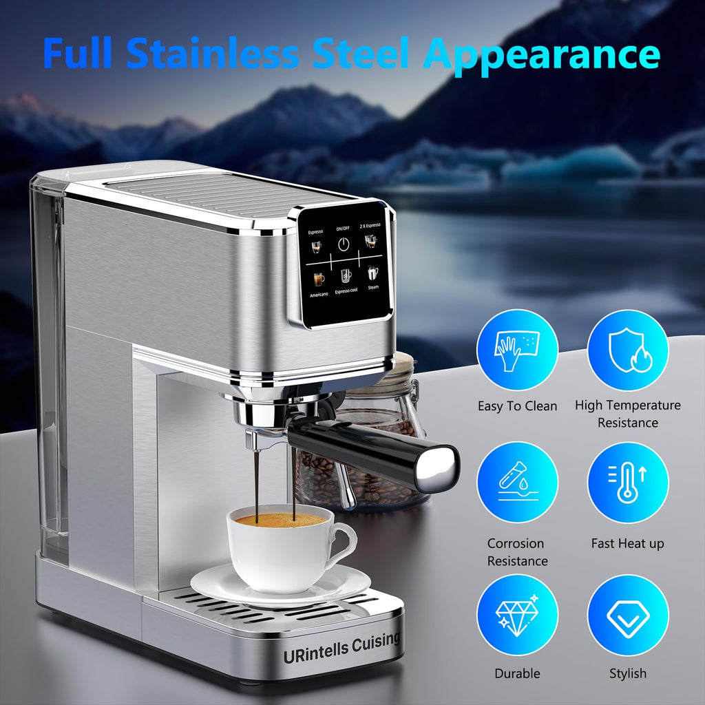 Espresso Machine with Touchscreen And Cold Brew