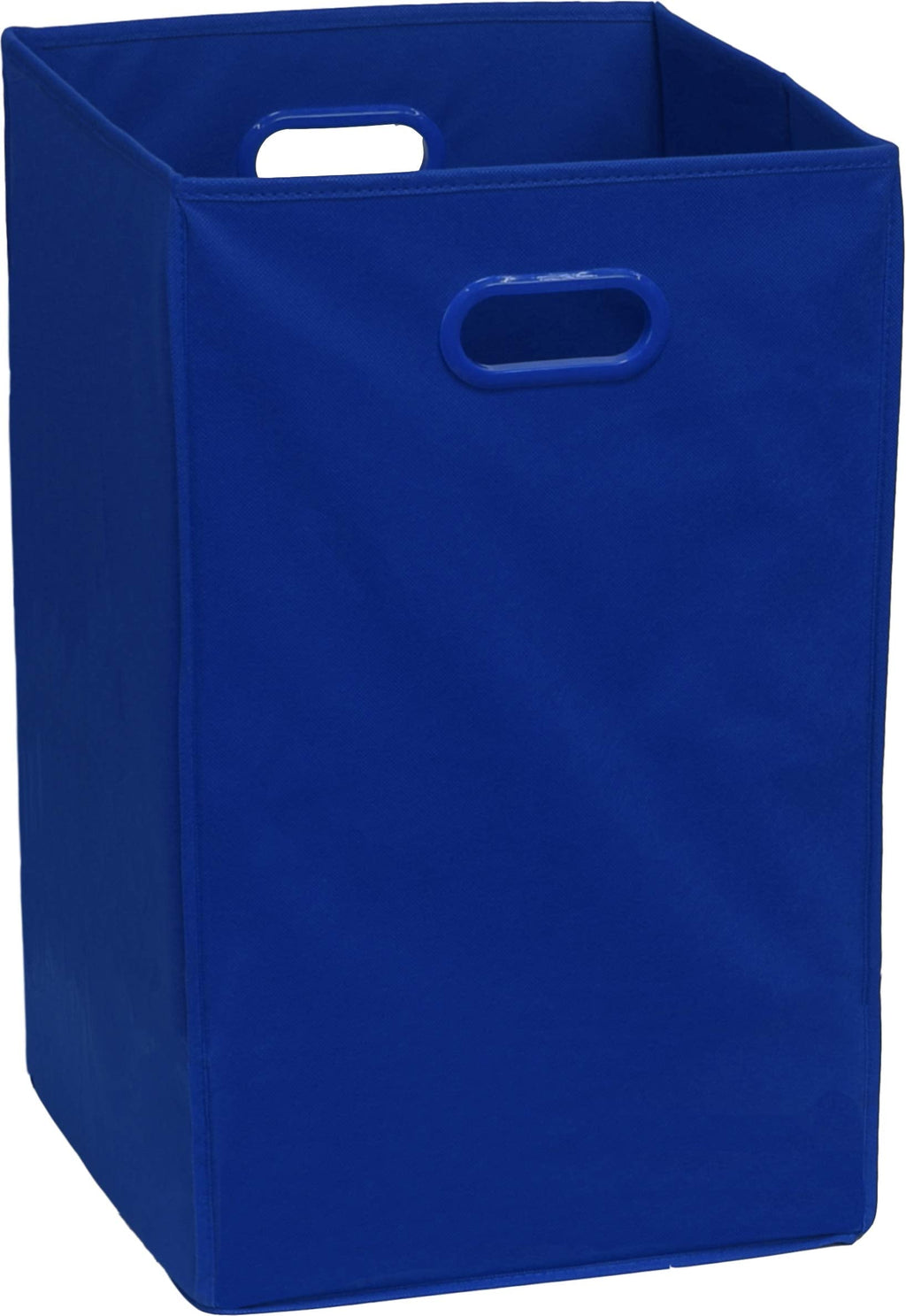 Foldable Closet Laundry Hamper Basket, Dark Blue