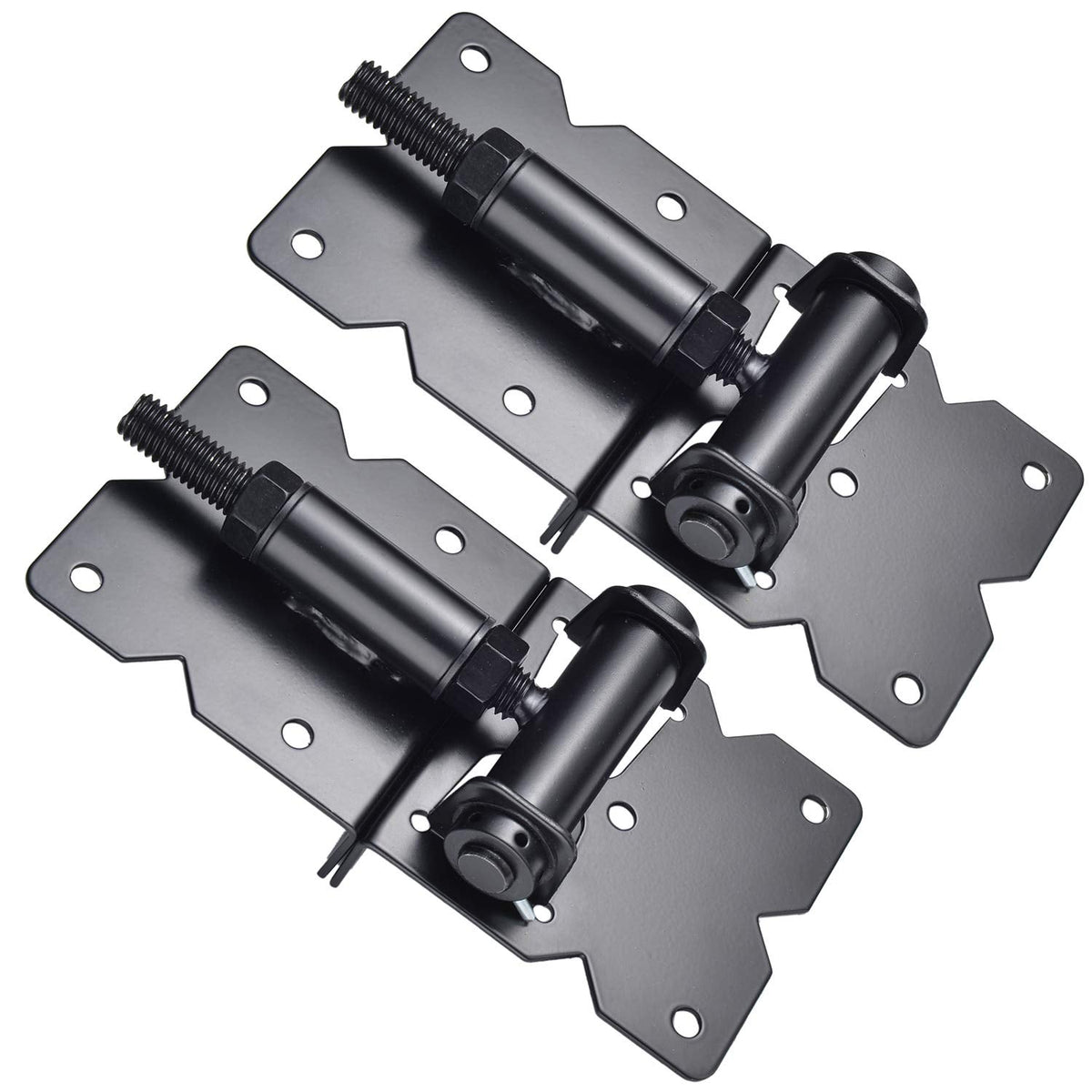 Self Closing Gate Hinges Heavy Duty, 90 Degree Adjustable, 2 Pcs
