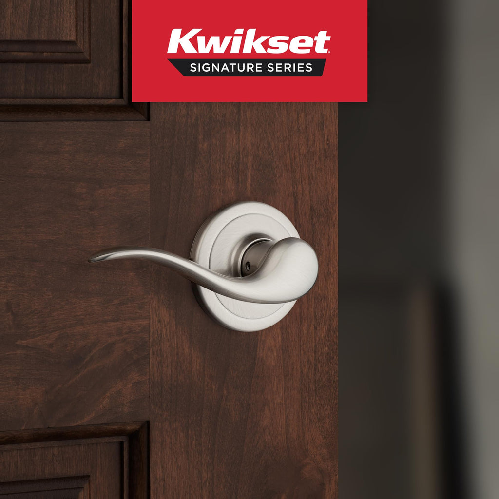 Tustin Interior Passage Door Handle, Lever For Closet and Hallway Doors, Reversible Non-Locking Handle Lever, Satin