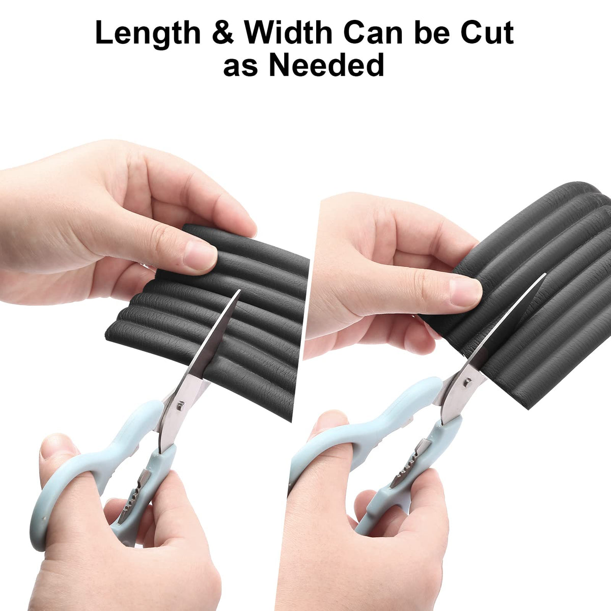 Upgraded Baby Proofing Edge Corner Protector, 16.4ft Edge Guards Padding with 3M Adhesive, Extra-Wide Soft Rubber