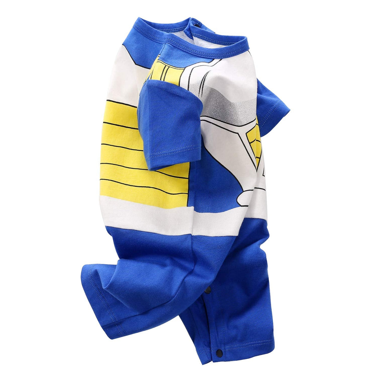 Baby Boys' 2 Pack Short Sleeve Romper Toddler Cartoon Bodysuit Outfits, Orange/Blue, YY-LTY1959