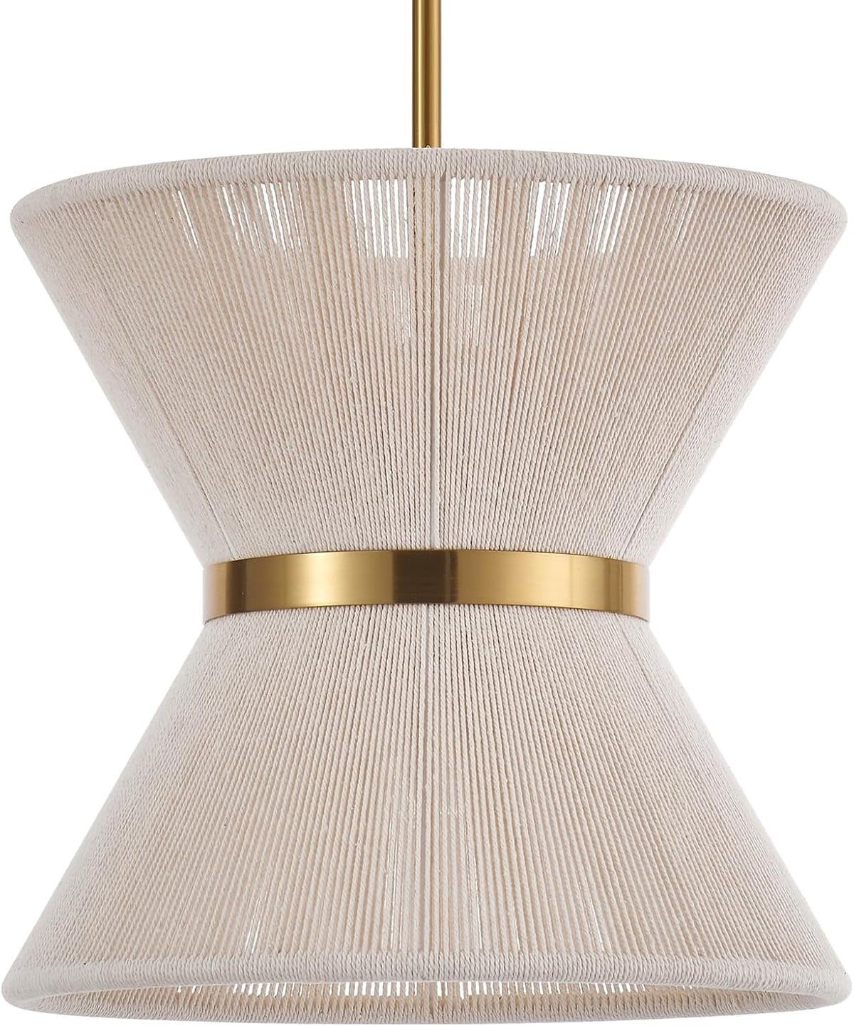 Hand Woven Boho Pendant Light Coastal Mini Modern Chandelier Adjustable Transitional Minimalist Pendant Lighting
