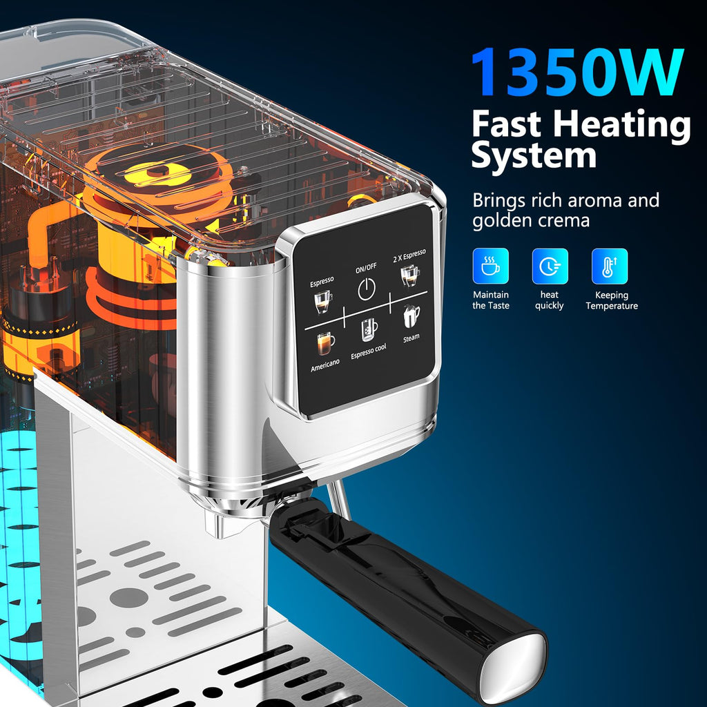 Espresso Machine with Touchscreen And Cold Brew