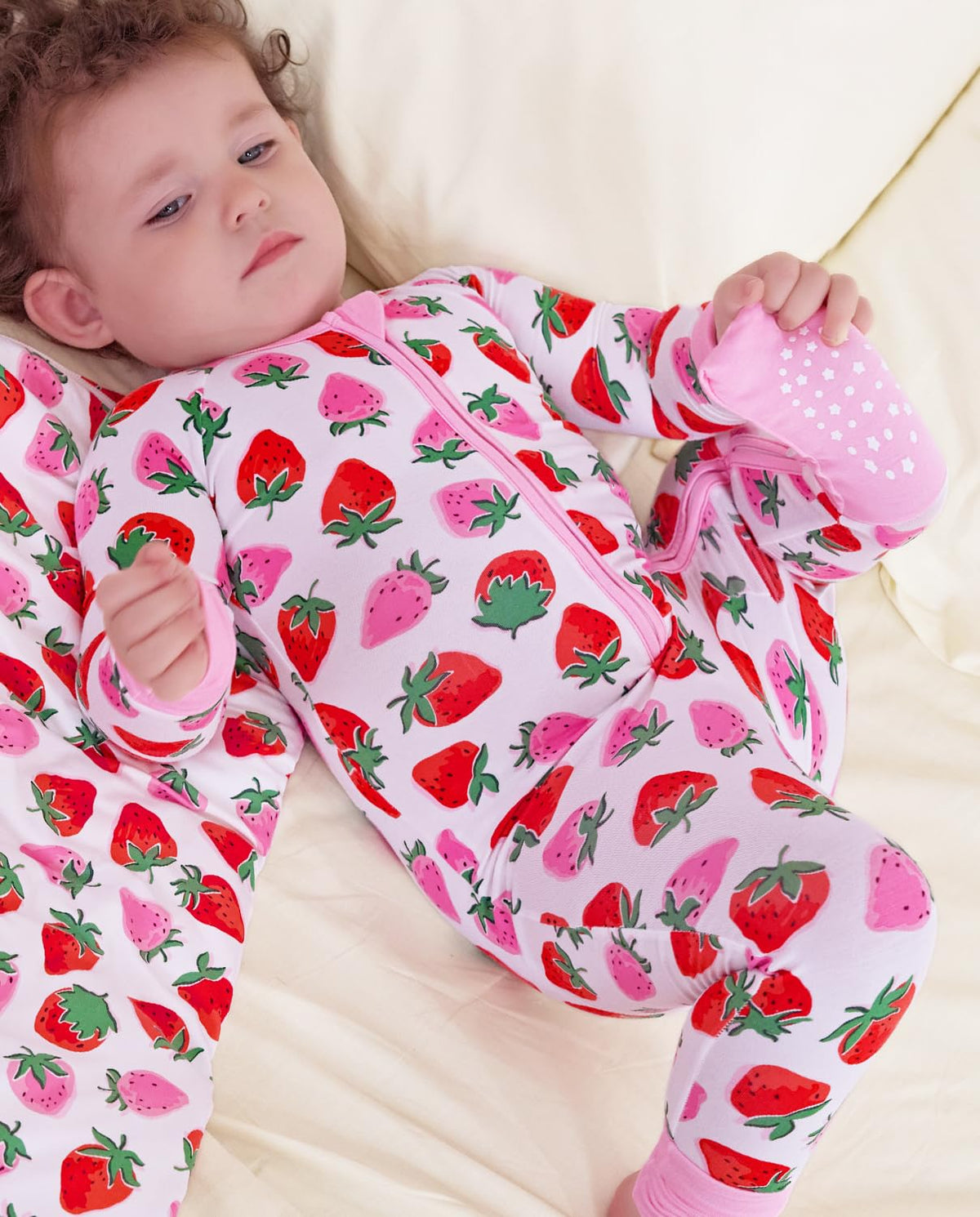 Bamboo Viscose Baby Footie Pajama, Zipper Pajamas for Baby Boys & Baby Girls