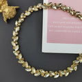 Rhinestone Trim Diamond Crystal Rhinestone Strap Chain Sparkly Applique for Wedding Party Decoration & Bridal - 2 Yards