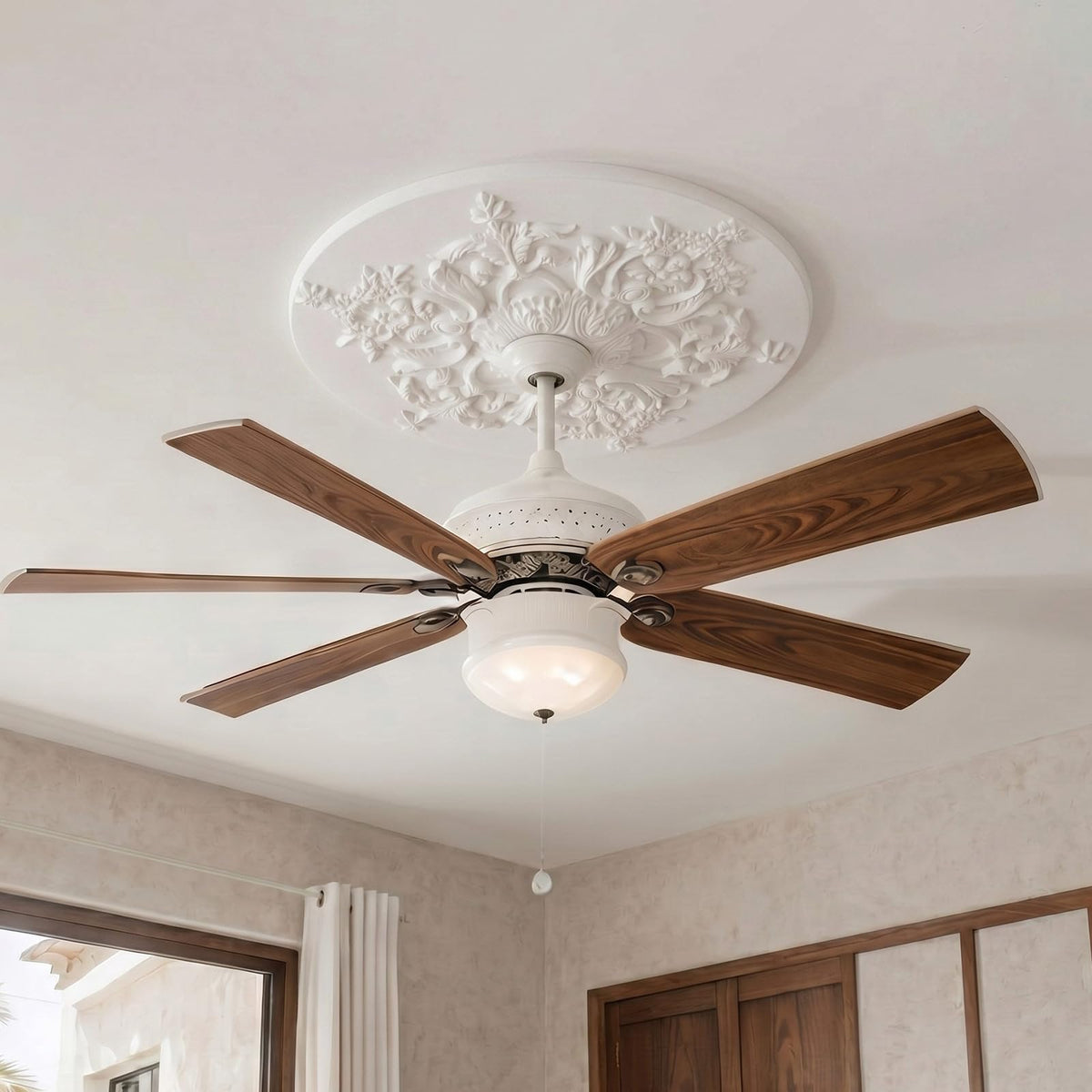 31.5 Inch Large Ceiling Medallion for Light Fixtures