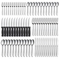 72-Pieces Silverware Set for 12, Flatware Set with Steak Knives, Stainless Steel Cutlery Set, Include Forks Spoons