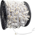 1,000 Feet C9 E17 Socketed Light Spool, White Wire Bulk Reel