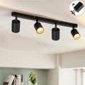 4 Way Track Lighting Kit Flexibly Rotatable Track Light Ceiling Kitchen LED Ceiling spot Light, Picture Wall