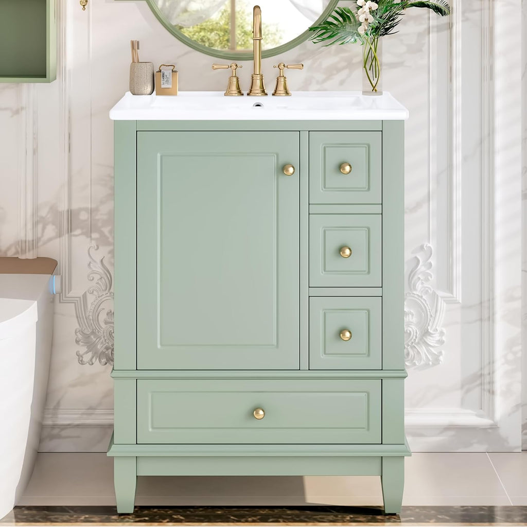 24" Bathroom Vanity with Sink
