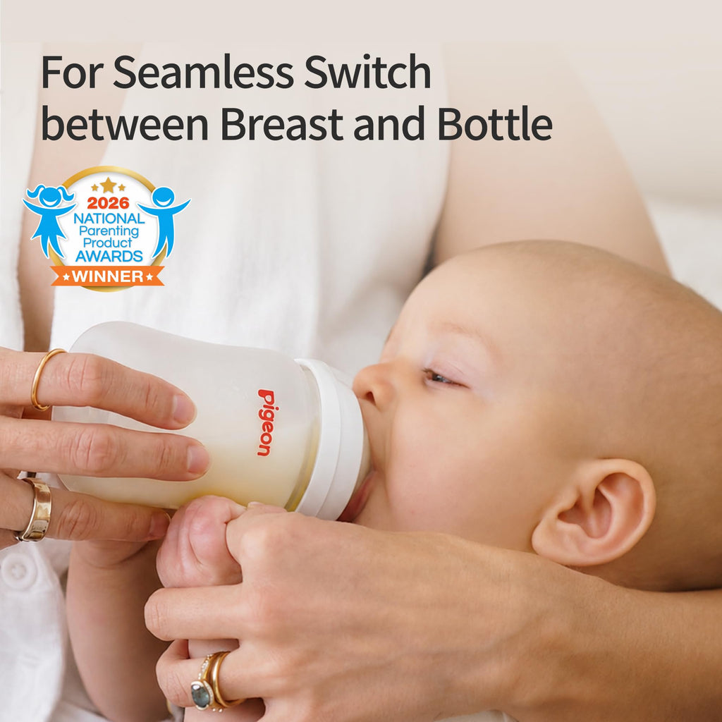 Silicone Coating Baby Bottles, Wide Neck, 8 oz, Pack of 2