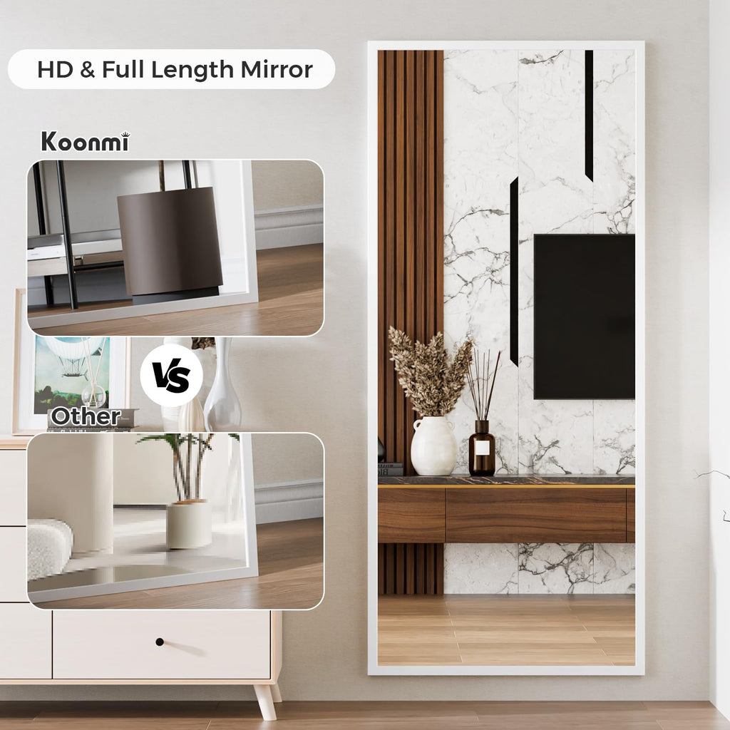 71"x30" Floor Mirror Full Length, Large Sliver Mirror