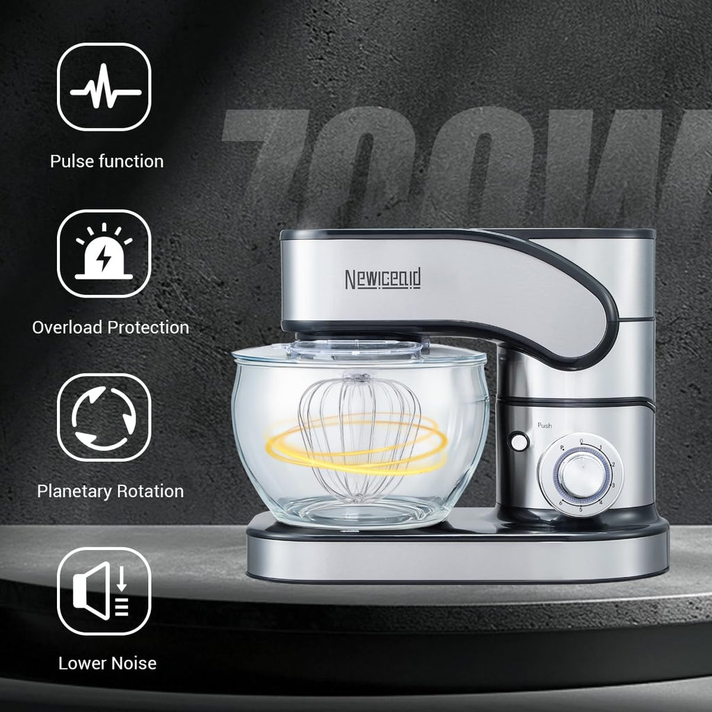 Stainless Steel 6-Speed 7.4QT Stand Mixer