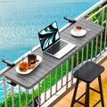 Balcony Table Outdoor Patio Bar Balcony Bar Table for Railings
