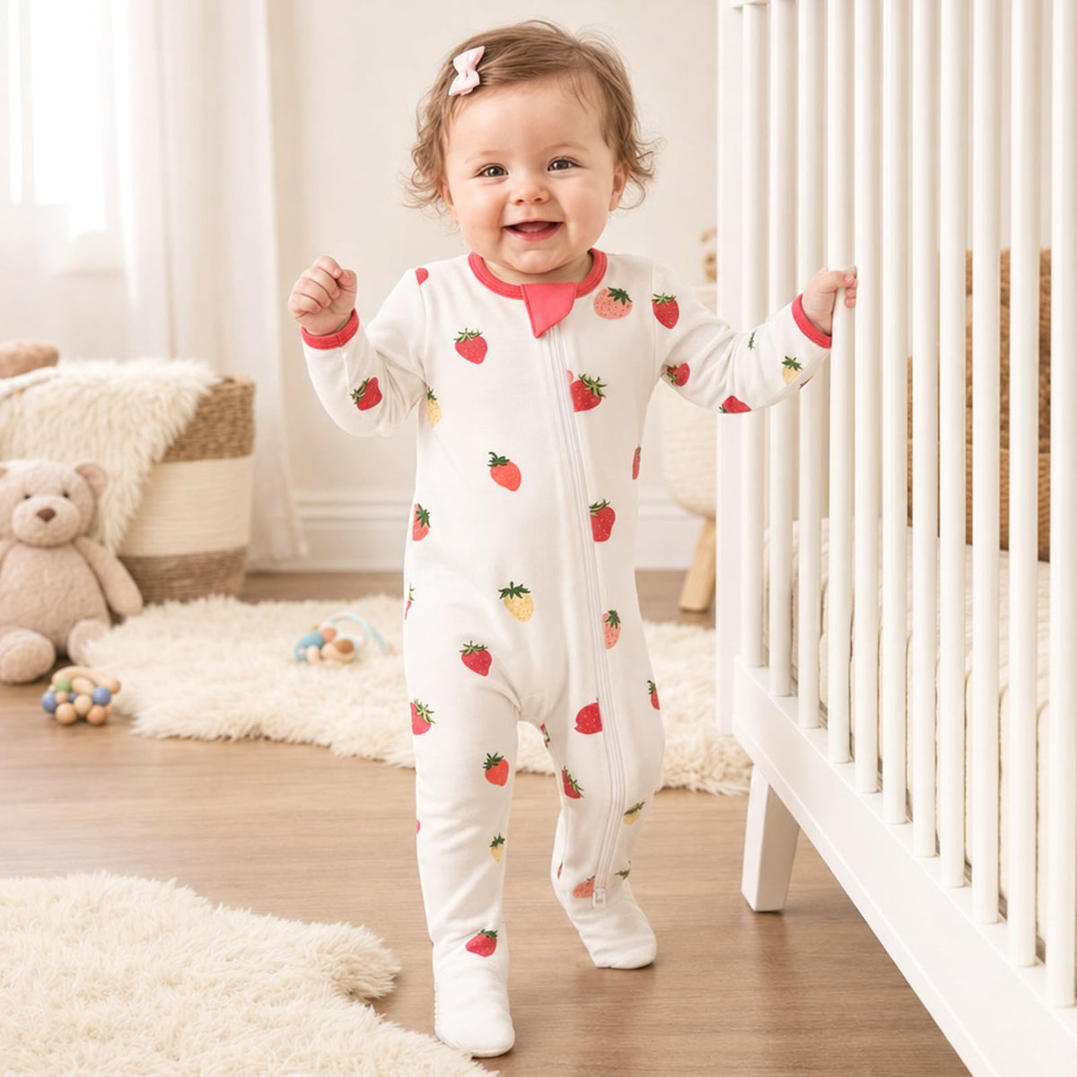 Rayon Made From Bamboo Baby Pajamas Long Sleeve