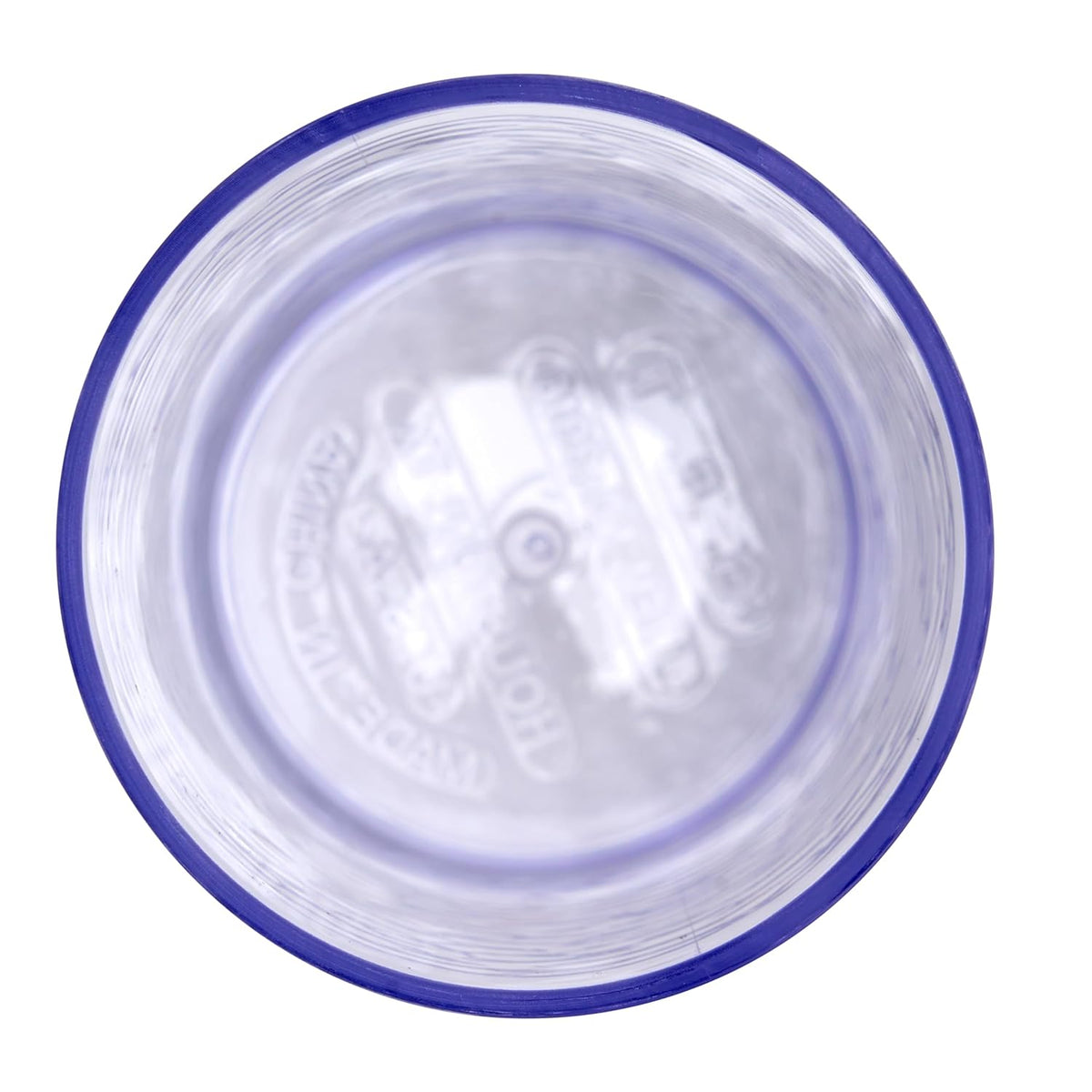 G.E.T. 3316-CL-EC Heavy-Duty Shatterproof Plastic Pebbled Tumbler, 16 Ounce, Clear (Set of 4)