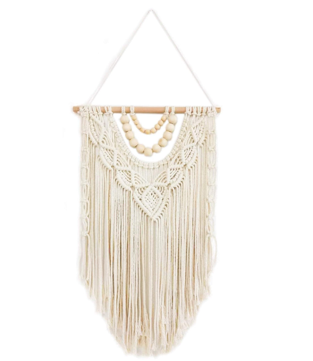 Macrame Wall Hanging Boho Macrame Tapestry Woven Home Decor Wall Pediment - Beautiful Apartment Bedroom Dorm Room