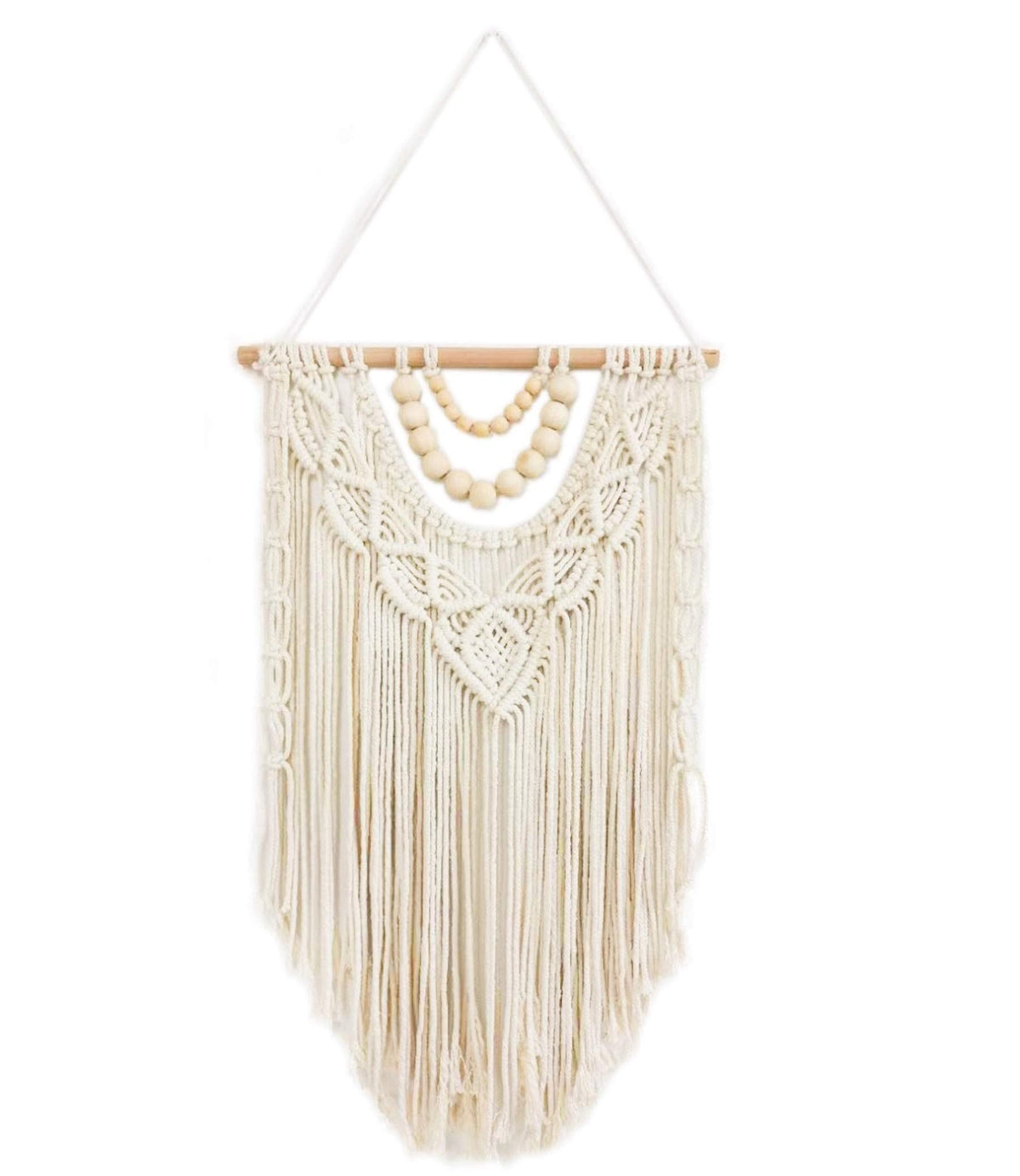 Macrame Wall Hanging Boho Macrame Tapestry Woven Home Decor Wall Pediment - Beautiful Apartment Bedroom Dorm Room
