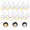 Track Lighting Heads with GU10 3CCT Adjustable White 12 Lights