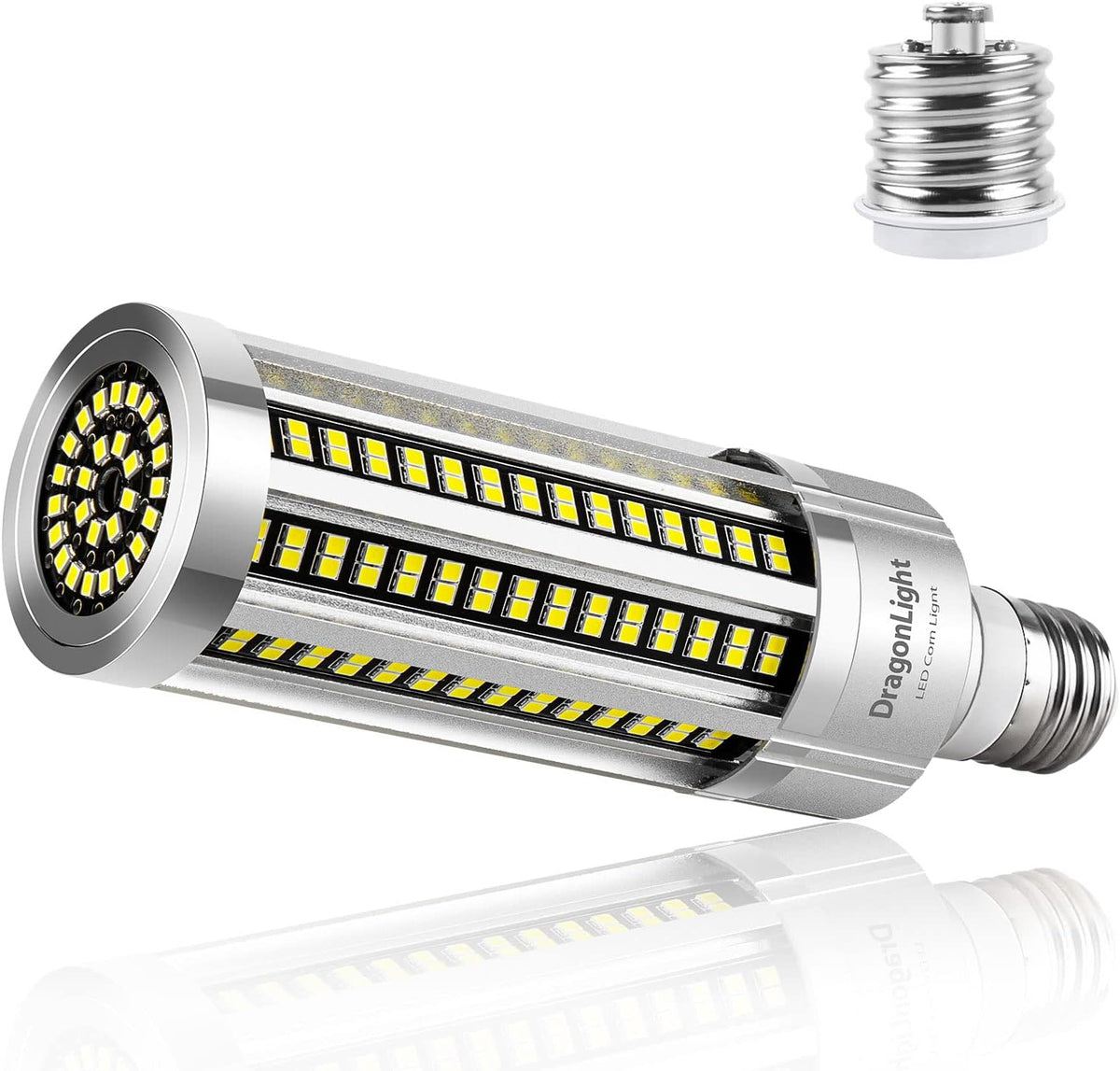54W Corn LED Light Bulb Fanless(400 Watt Equivalent) E26/E39 Large Mogul Base LED Lamp 6000K Daylight 6,500LM